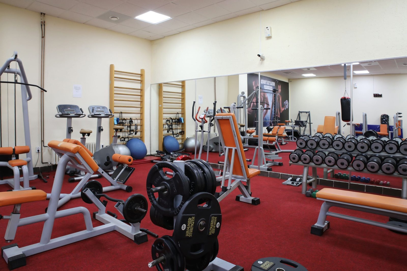 Strength and fitness equipment at Hotel Junior Gym in Kopaonik